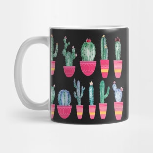 Cute Cactus Stickers Mug